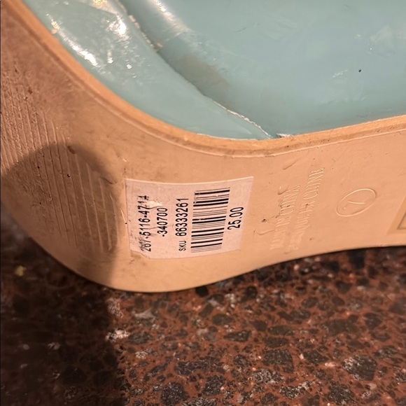 Suzy Shier Women's Blue/teal Pumps size 7 heels closed toe - Picture 9 of 9